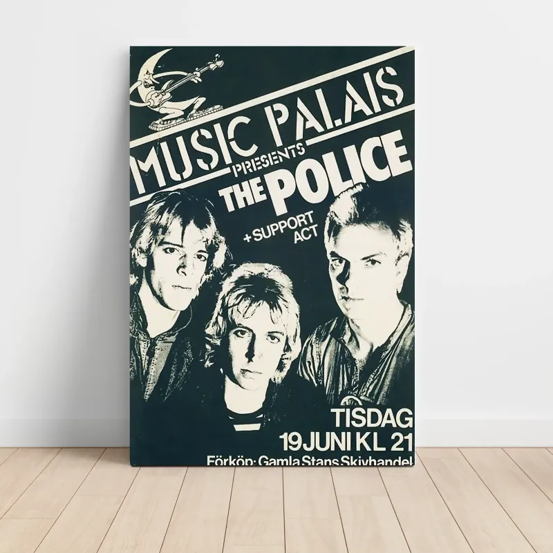 The Police – Music Palais Fine Art Concert Poster
