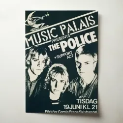 The Police – Music Palais Fine Art Concert Poster