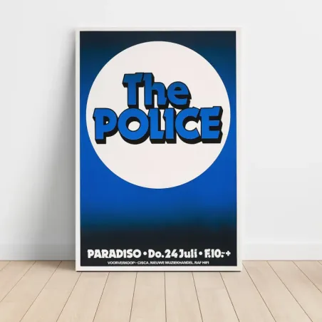 The Police – Paradiso Amsterdam Fine Art Concert Poster