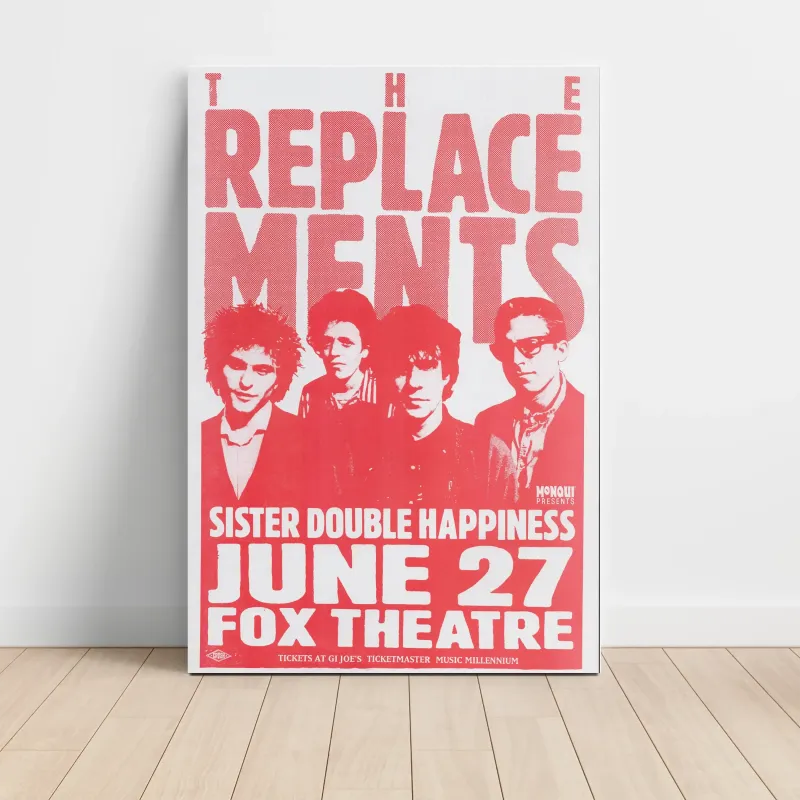 The Replacements – Fox Theatre Fine Art Concert Poster