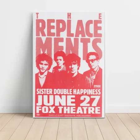 The Replacements – Fox Theatre Fine Art Concert Poster
