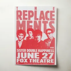 The Replacements – Fox Theatre Fine Art Concert Poster