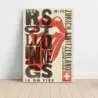 The Rolling Stones – 14 On Fire Zurich 2014 Fine Art Concert Poster