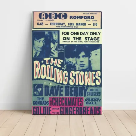 The Rolling Stones – ABC Romford Fine Art Concert Poster