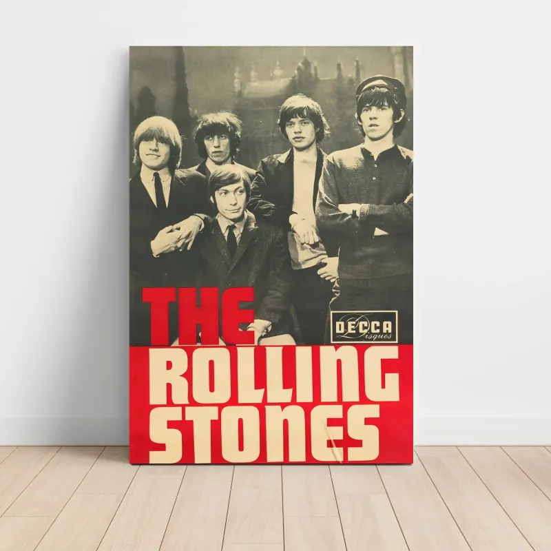 The Rolling Stones – Decca Band Photo Fine Art Music Poster