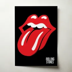 The Rolling Stones – Tongue Logo Fine Art Music Poster