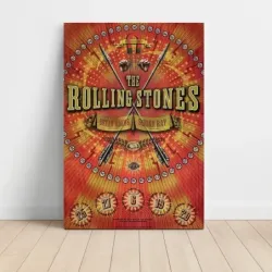 The Rolling Stones and Bryan Adams and Sugar Ray – No Security Tour Fine Art Concert Poster