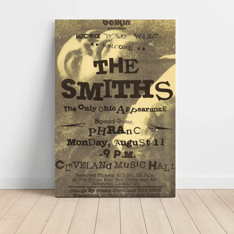 The Smiths – Cleveland Music Hall Fine Art Concert Poster