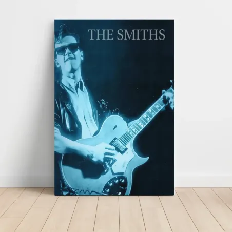 The Smiths – Guitarist Blue Photo Fine Art Music Poster