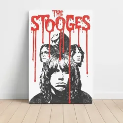 The Stooges – Red Drip Portrait Fine Art Music Poster