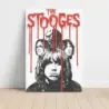 The Stooges – Red Drip Portrait Fine Art Music Poster