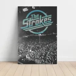 The Strokes – Festival Crowd Logo Fine Art Music Poster