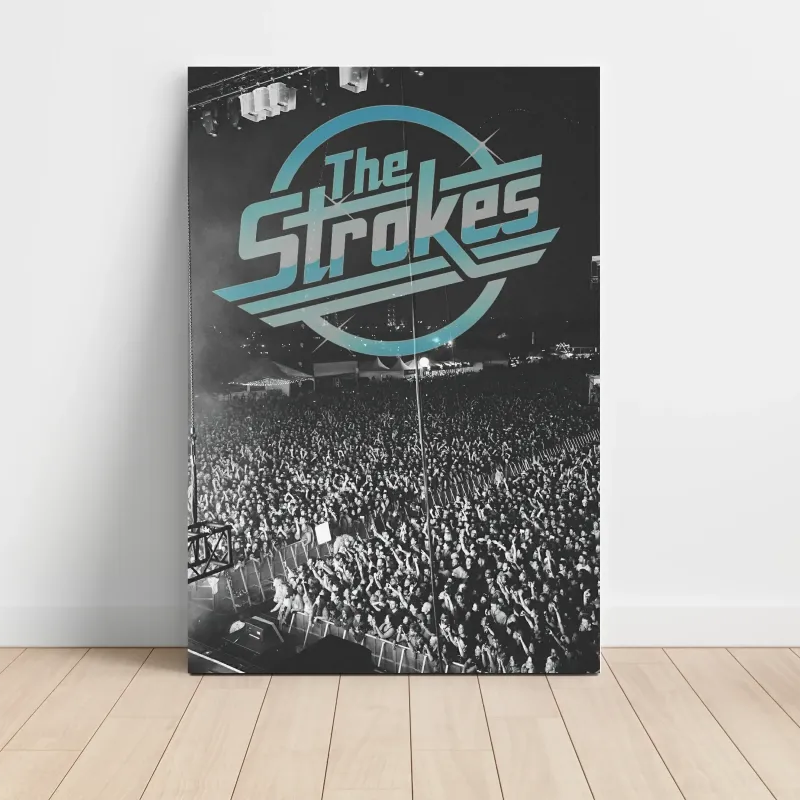The Strokes – Festival Crowd Logo Fine Art Music Poster