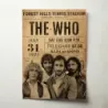 The Who – Forest Hills Tennis Stadium 1971 Fine Art Concert Poster