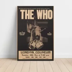 The Who – London Coliseum Tommy Fine Art Concert Poster