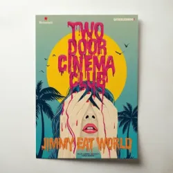 Two Door Cinema Club and Jimmy Eat World – Circo Voador Rio de Janeiro 2017 Fine Art Concert Poster