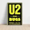 U2 and Bugs – Paradiso Amsterdam Fine Art Concert Poster