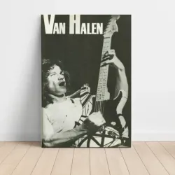 Van Halen – Guitarist Photo Fine Art Music Poster
