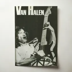 Van Halen – Guitarist Photo Fine Art Music Poster