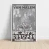 Van Halen and Monster Magnet – Portland Meadows Fine Art Concert Poster