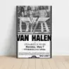 Van Halen and Steamrock Fever – Pittsburgh Civic Arena Fine Art Concert Poster