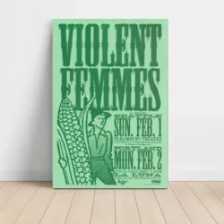 Violent Femmes – Paramount Theatre Seattle and La Luna Portland Fine Art Concert Poster