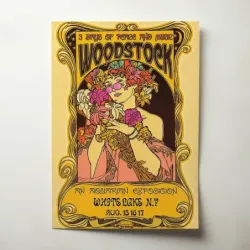 Woodstock – An Aquarian Exposition White Lake NY Fine Art Concert Poster