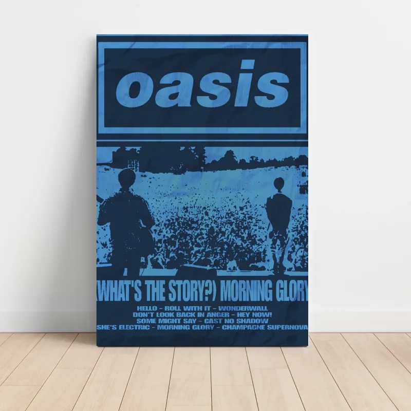 Oasis – (What's The Story) Morning Glory (Design 1) Fine Art Music Poster