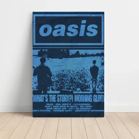 Oasis – (What's The Story) Morning Glory (Design 1) Fine Art Music Poster