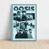 Oasis – Band Photo Collage Fine Art Music Poster