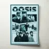 Oasis – Band Photo Collage Fine Art Music Poster
