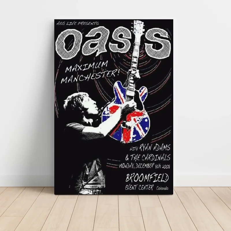 Oasis – Broomfield Event Center Colorado 2008 Fine Art Concert Poster
