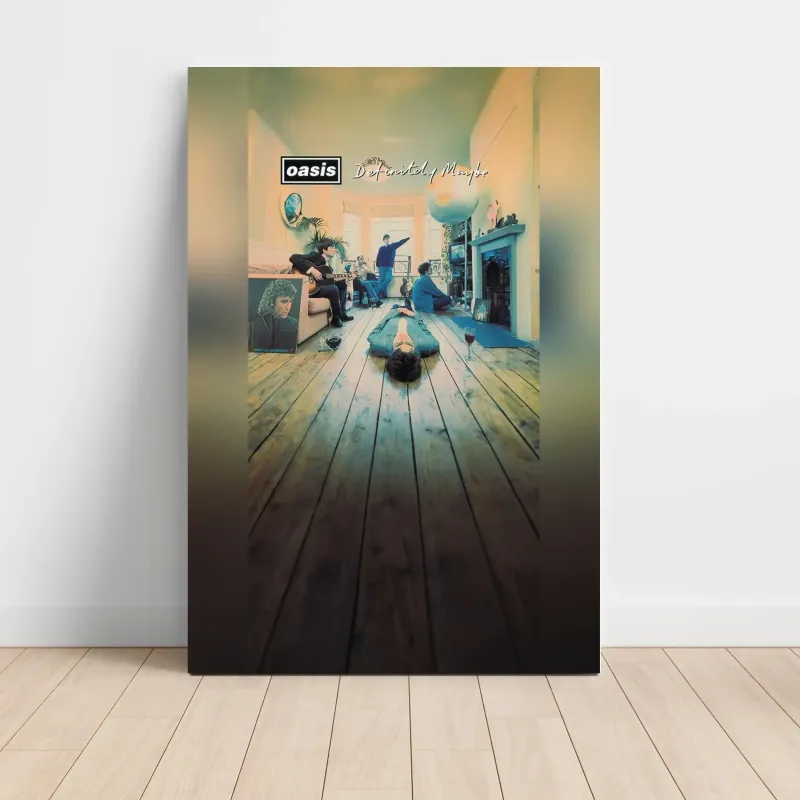 Oasis – Definitely Maybe (Design 2) Fine Art Music Poster