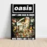 Oasis – Don't Look Back In Anger (Single) (Design 2) Fine Art Music Poster