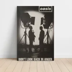 Oasis – Don't Look Back In Anger (Single) (Design 3) Fine Art Music Poster
