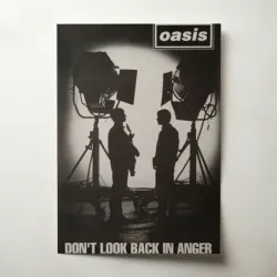 Oasis – Don't Look Back In Anger (Single) (Design 3) Fine Art Music Poster