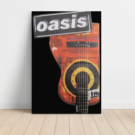 Oasis – Guitar Art Fine Art Music Poster