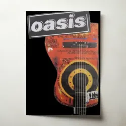 Oasis – Guitar Art Fine Art Music Poster