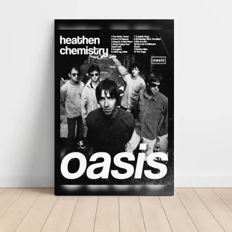 Oasis – Heathen Chemistry (Design 2) Fine Art Music Poster
