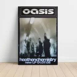 Oasis – Heathen Chemistry (Design 3) Fine Art Music Poster