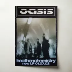 Oasis – Heathen Chemistry (Design 3) Fine Art Music Poster
