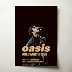 Oasis – Knebworth 1996 Fine Art Concert Poster
