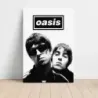 Oasis – Liam And Noel Halftone Fine Art Music Poster
