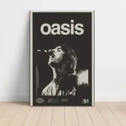 Oasis – Live 91 Fine Art Music Poster