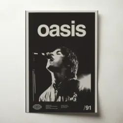 Oasis – Live 91 Fine Art Music Poster