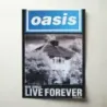 Oasis – Live Forever (Single) (Design 1) Fine Art Music Poster