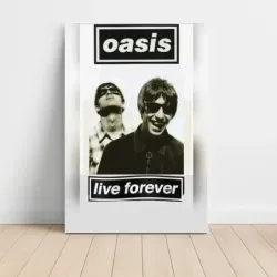 Oasis – Live Forever (Single) (Design 3) Fine Art Music Poster