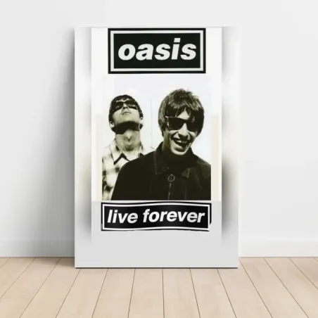 Oasis – Live Forever (Single) (Design 3) Fine Art Music Poster