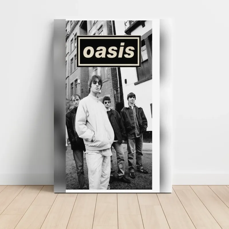 Oasis – Manchester Street Band Photo Fine Art Music Poster