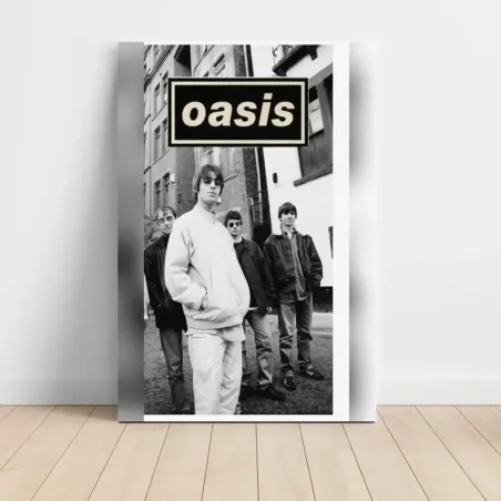 Oasis – Manchester Street Band Photo Fine Art Music Poster
